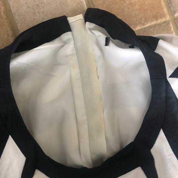 Striped navy and white dress with pockets - Size S - Picture 3 of 6